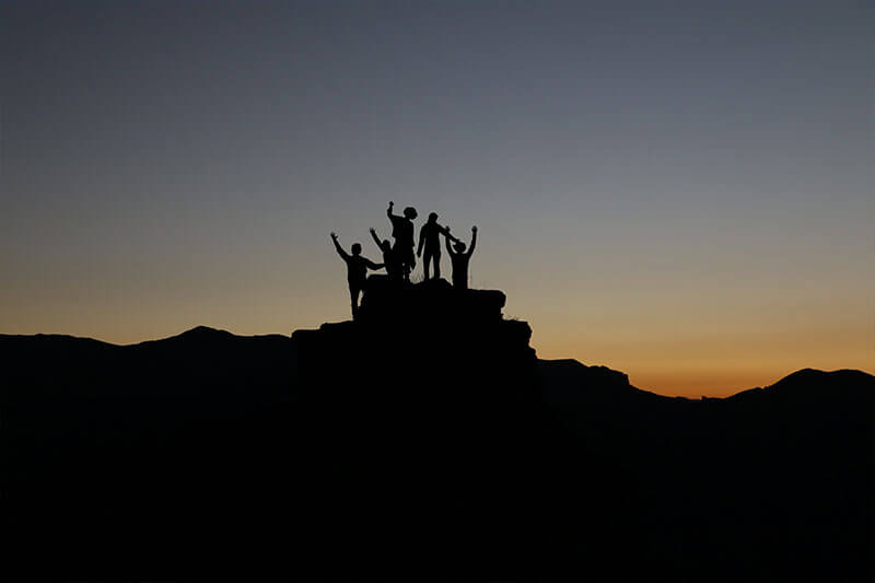 Group at the summit